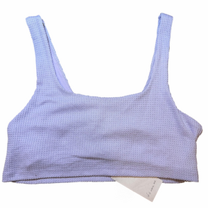 If It Were Me Lilac Waffle Knit Loungewear Crop Top